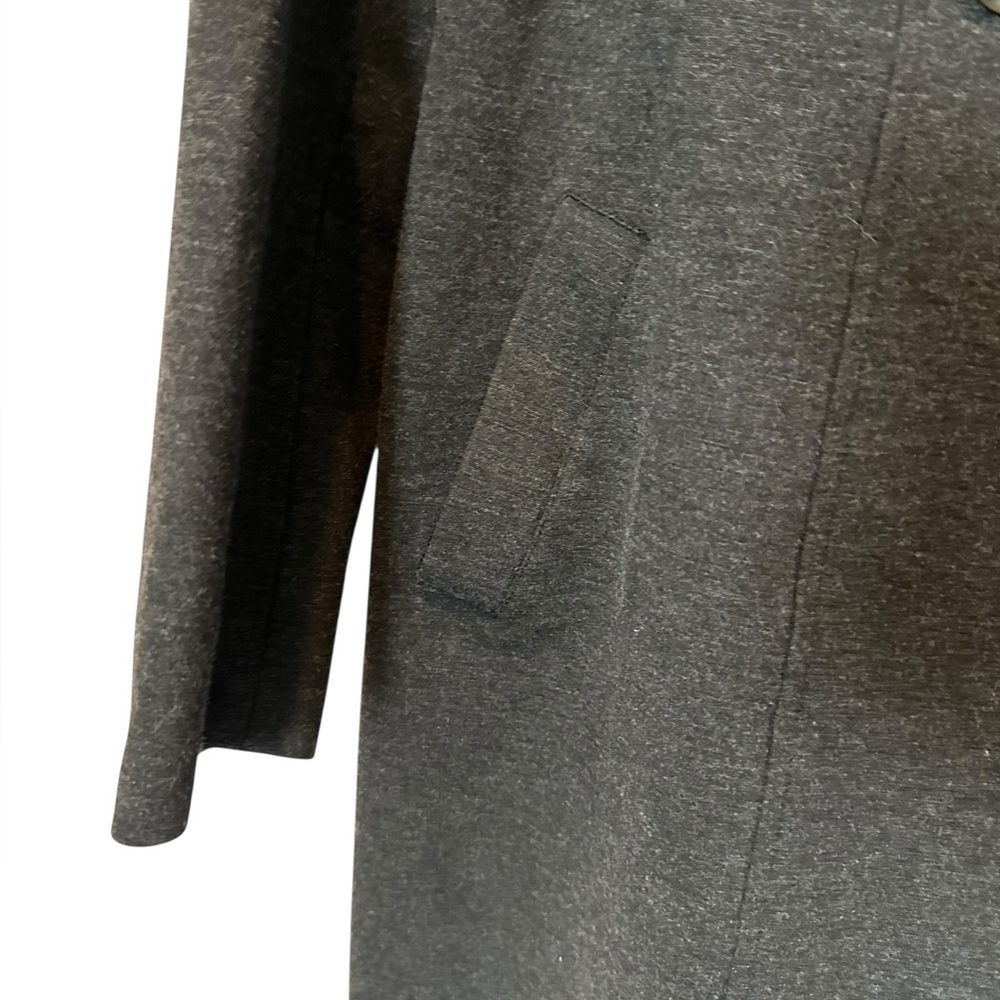 CABI style #648 Casablanca Ponte Double Breasted coat/jacket charcoal gray sz L - Picture 6 of 8
